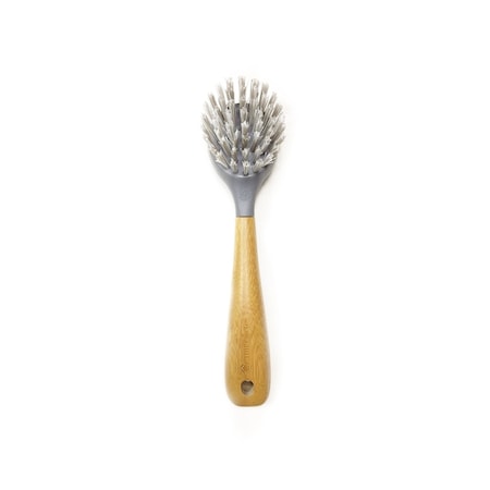 Tenacious C Full Circle Tenacious C 2.56 in. W Soft Bristle Bamboo Handle Scrub Brush FC17130GY